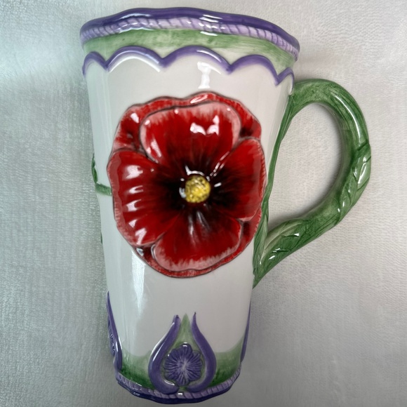 MWW Market Red Poppy Mug - Picture 6 of 6